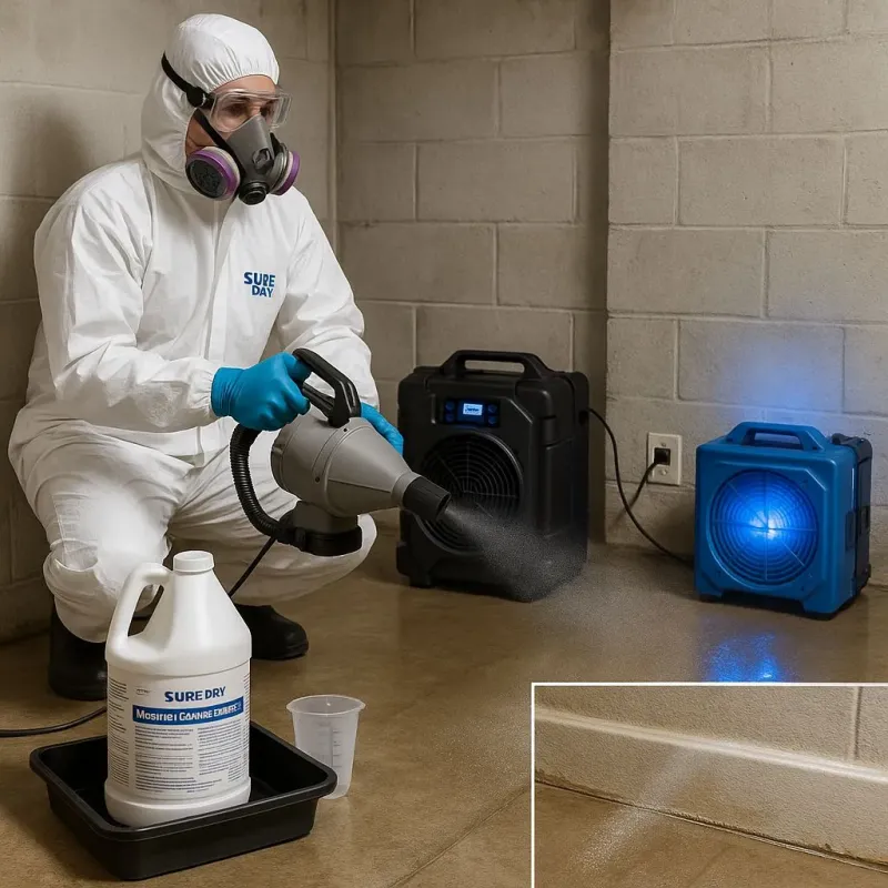 Sanitization and Odor Removal process in North Liberty, IA