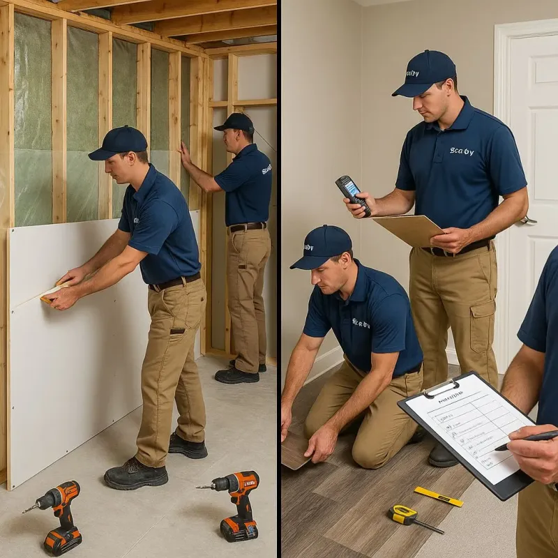 Repairs and Reconstruction process in North Liberty, IA